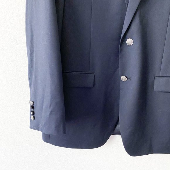 ❤️SOLD❤️Michael Kors Wool Blend Navy Blue Sports - Picture 7 of 9